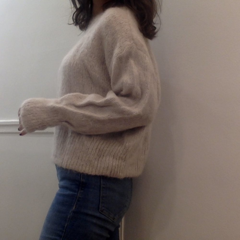 H&M nude lambswool sweater